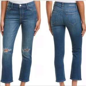 Current/Elliott -The High Waist Straight leg jeans